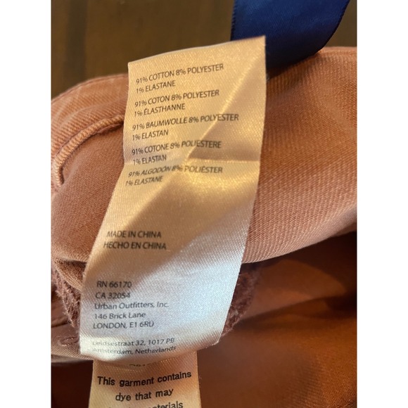 Anthropologie Pilcro The Low Rise Icon Flare Jeans 26 Women's Bronze Orange - Picture 7 of 10